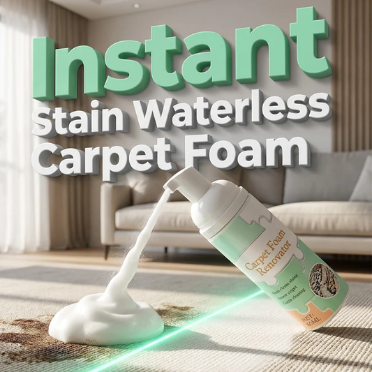 🔥Limited Time Promotion 🔥Waterless Carpet Foam Stain Remover with Towel
