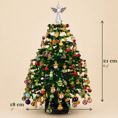 🎄✨DIY Beaded Christmas Tree Kit - 🎅🏻Create Your Own Sparkling Holiday Decoration