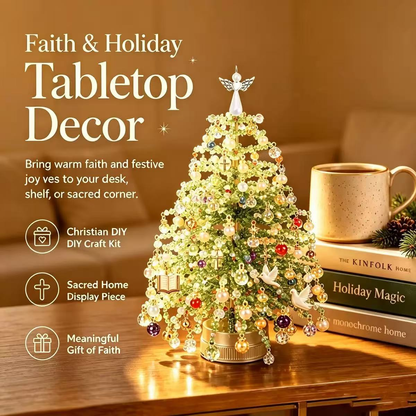 🎄✨DIY Beaded Christmas Tree Kit - 🎅🏻Create Your Own Sparkling Holiday Decoration