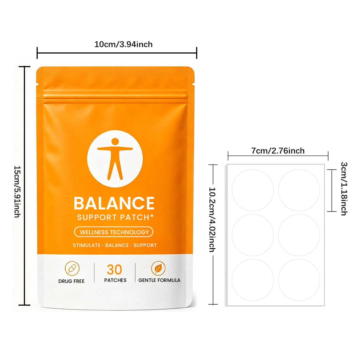 The BBOJI® Steady Flow Balance Support Patch