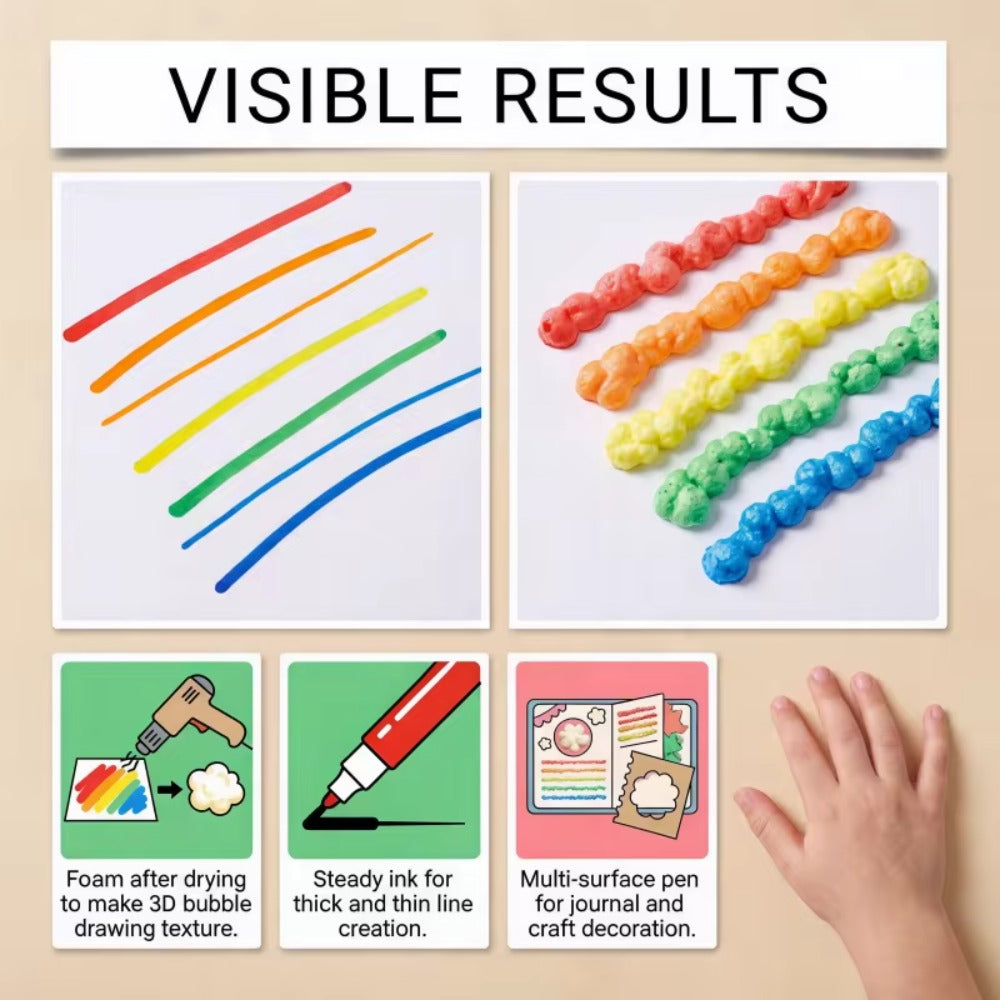 Laurehall® 3D Easy Color Pen for Creating Creative Magic Pens