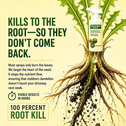 🌿🔥 Fast-acting Natural Weed & Grass Killer Spray